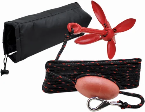 Vista 3 de Extreme Max 3006.6548 BoatTector Kit completo de anclaje de garra para barcos pequeños, kayaks, PWC, moto acuática, tablas de remo, etc. - 3.5