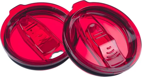 2 tapas de repuesto para vaso de acero inoxidable de 20 onzas - Reemplaza solo las tapas con un diámetro superior de 3.4 pulgadas (diámetro inferior
