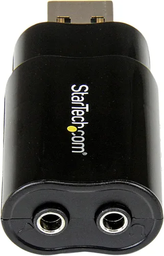 Vista 3 de StarTech.com ICUSBAUDIOB - Tarjeta de sonido USB - Adaptador de audio de 0.138 in - Tarjeta de sonido externa (ICUSBAUDIOB)