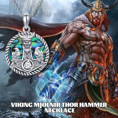 Vista 6 de Collar de águila, collar de cuervo, plata de ley 925, vikingo, cuervo, águila, collar con colgante de pájaro de presa, regalos de joyería