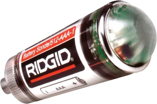 RIDGID 16728 Transmisor remoto (sonda de 512 Hz) para localización de tuberías subterráneas, Rojo/Negro, Pequeño
