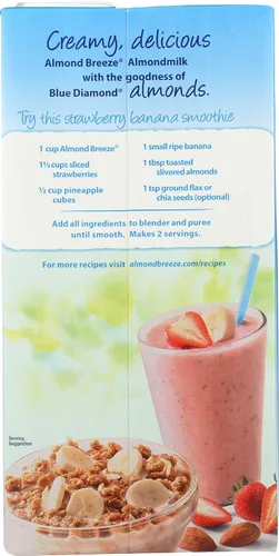 Vista 2 de Blue Diamond Almond Breeze Original, 64 onzas (paquete de 4)