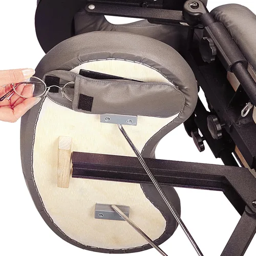 Vista 4 de Master Massage Apollo - Silla de masaje portátil de tamaño extra grande, de aluminio ligero, plegable, postura sentada, silla de masaje plegable