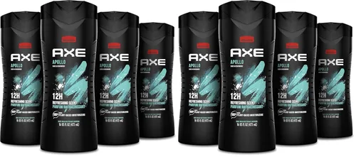 Vista 13 de AXE Phoenix - Gel de ducha para hombre, aroma refrescante de 12 horas, menta triturada y romero, con humectantes 100% de origen vegetal, 16 onzas, 4