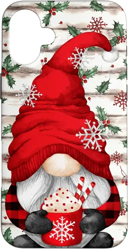 Vista 23 de Cute Christmas Gnome for Women with Hot Cocoa Mug for Xmas Case for iPhone 17