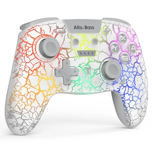Switch Pro Controller, Wireless Switch Controller for Nintendo SwitchSwitch LiteSwitch OLED, Switch Remote Gamepad with Adjustable RGB Light Wake Up