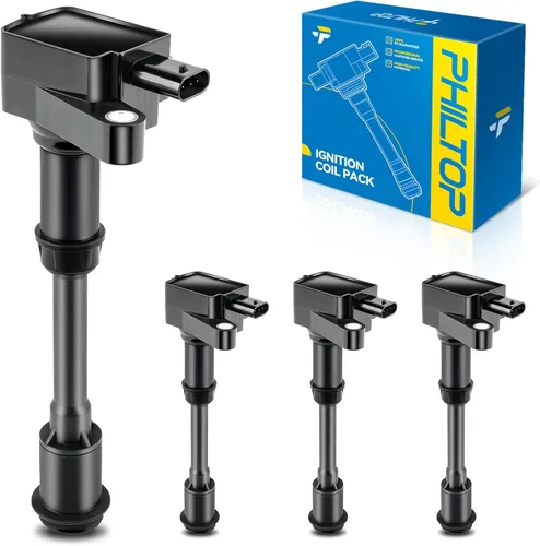 Vista 10 de PHILTOP UF504 Paquete de Bobina de Encendido Compatible con Ram 1500 Classic 2500, Dodge Ram 1500 Charger Challenger Durango, Jeep Grand Cherokee