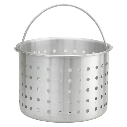 Winware B001CHKLOU - Cesta de vapor profesional de aluminio para olla de 60 cuartos de galón, color plateado