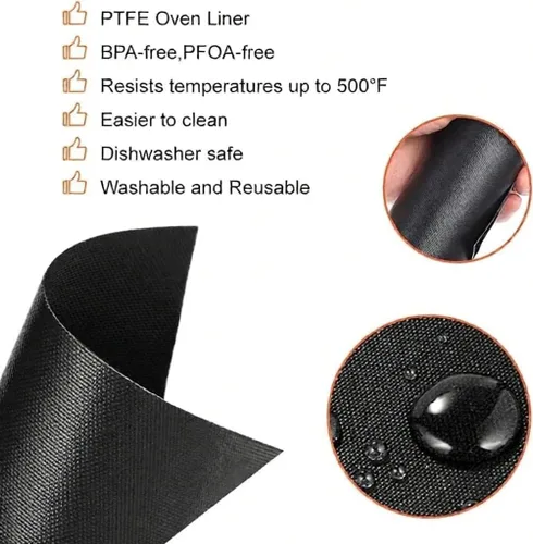Vista 5 de 104 piezas de papel pergamino para freidora de aire Emeril Lagasse 26 QT