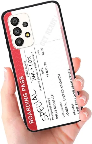 Vista 353 de Funda personalizada para Samsung Galaxy S8 Plus, funda personalizada antiarañazos con vidrio templado, funda protectora a prueba de golpes, de TPU