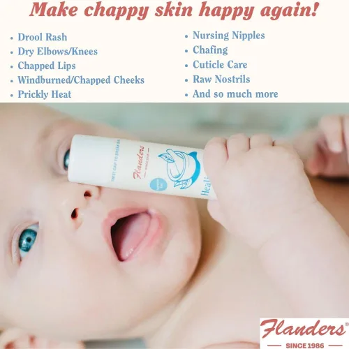 Vista 6 de Flanders Kit de cuidado del bebé Barra de bálsamo curativo, ungüento para dermatitis del pañal, spray hipocloroso y champú de baño de burbujas 3