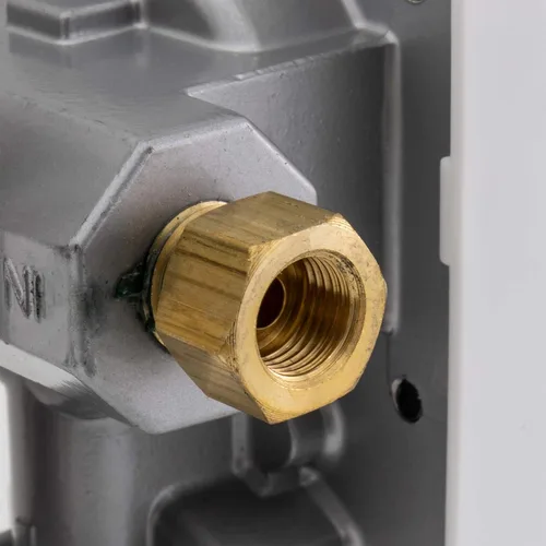 Vista 5 de RecPro Regulador de Gas Propano para RV 2-Etapas, Cambio Automático Conexión Dual de Tanque LP (con 2 Coletas de 12")