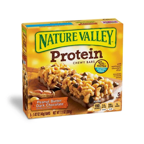 Vista 31 de Nature Valley, Barras de granola de almendras dulces y saladas, caja de 7.4 onzas (paquete de 4)
