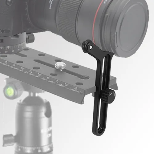 Vista 7 de Soporte Y con ruedas dobles, sistema de soporte de lente de marco con tornillo deslizante de 1/4 pulgadas, para Ronin S SC y placa estabilizadora