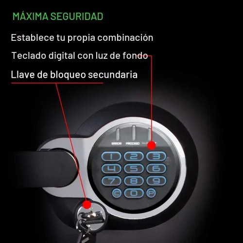 Vista 4 de Master Lock, 1.23 pies cúbicos, a prueba de fuego de color gris gun metal, SFW123GDC