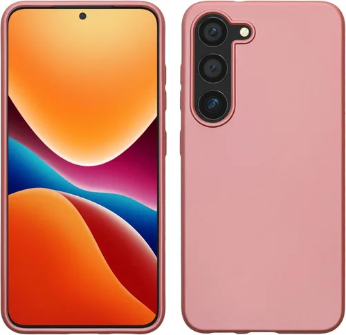 Vista 185 de kwmobile Funda compatible con Samsung Galaxy S23 - Funda protectora de silicona TPU suave y delgada - Piedra antigua