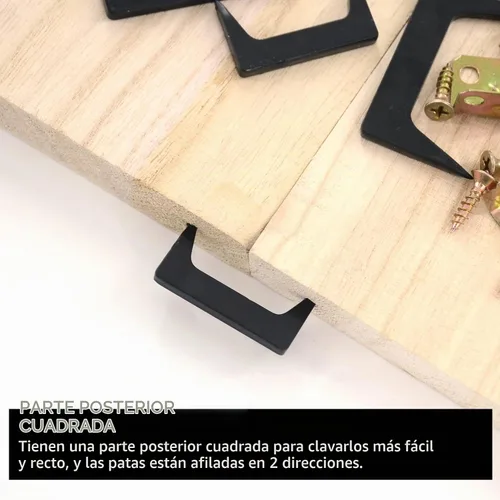 Vista 2 de Abrazaderas de madera de 1.5 pulgadas, patas cónicas para carpintería para perros, patas cónicas para carpintería, panel pegado, taburete de mesa