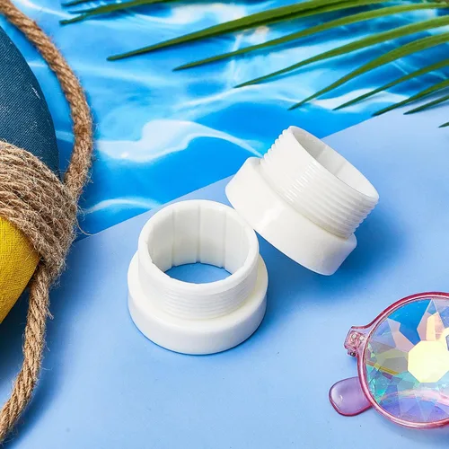 Vista 4 de Thyle Funda adaptadora para estabilizador de sombrilla de piscina, 2 Blanco