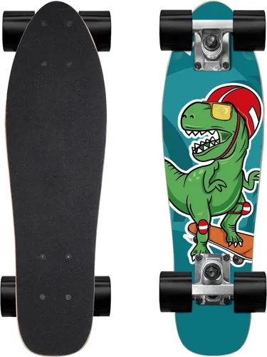 Vista 13 de KO-ON Skateboard Patinetas Completas Skateboards de 22 Pulgadas Mini Cruiser Skateboards para Principiantes, Niños, Chicos y Chicas