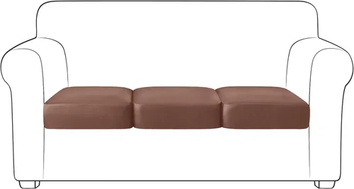 Vista 32 de Yates Home Funda de cojín de piel sintética para sofá, funda elástica resistente al agua, para asiento de caravana, sofá biplaza, protector