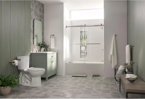 Vista 2 de American Standard 7061024.295 Aspirations - Toallero de 24 pulgadas, níquel cepillado