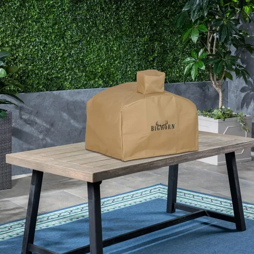 Vista 4 de BIG HORN OUTDOORS Cubierta de lluvia para horno de pizza a gas, resistente al agua y a la intemperie, cubiertas de tela Oxford