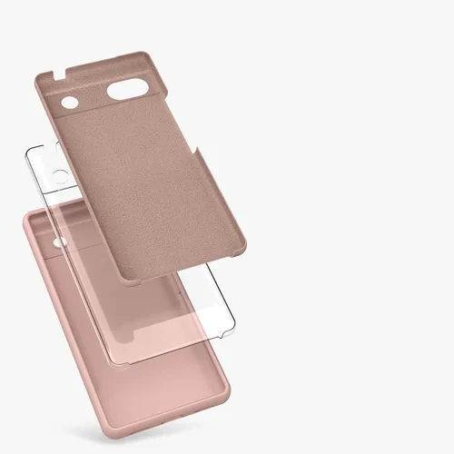 Vista 172 de kwmobile Funda Compatible con Google Pixel 6 Pro - Funda de teléfono de silicona TPU con acabado suave - Azul Arrecife