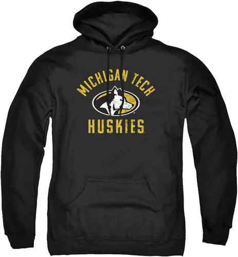 Vista 148 de LOGOVISION Colección oficial de sudaderas con capucha para adultos con logotipo desgastado grande universitario