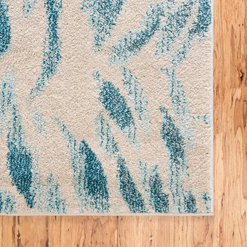 Vista 6 de Alfombra moderna Positano de estilo costero de Loom, Polipropileno, Beige