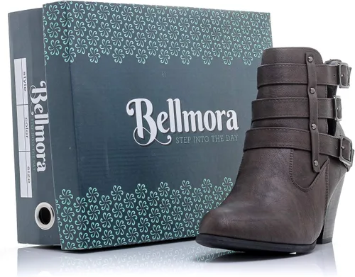 Vista 7 de Botines Payton con cremallera lateral y tacón alto para mujer