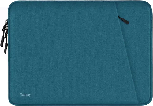 Vista 15 de Funda para laptop de 13.3 pulgadas, a prueba de golpes, funda protectora para computadora con bolsillo para accesorios, bolsa para laptop compatible