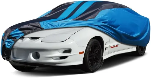Vista 62 de Kaugung - Funda para auto impermeable de ajuste personalizado para Ford Mustang (1993-2025), cubierta exterior completa para automóviles, ligera