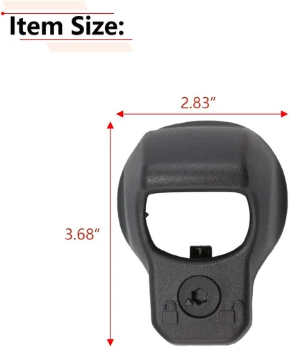 Vista 3 de RLB-HILON Bisel de cámara de respaldo compatible con Jeep Wrangler JL JLU 2018 2019 2020 2021 2022 2023 año, para 68301879AB funda para cámara