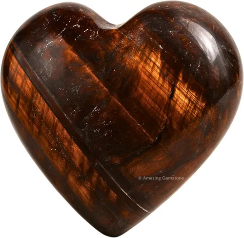 Vista 32 de Piedra de palma de corazón de cristal de nuummita - Piedra de preocupación de bolsillo para masaje, para equilibrar naturalmente los chakras