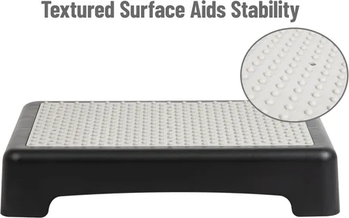 Vista 6 de Mind Reader Escalón elevador de plataforma, taburete para personas mayores, interior y exterior, elevador, 17 pulgadas de largo x 13 pulgadas