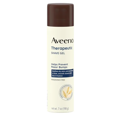 Vista 6 de Gel de afeitado con soja natural de Aveeno, terapeútico