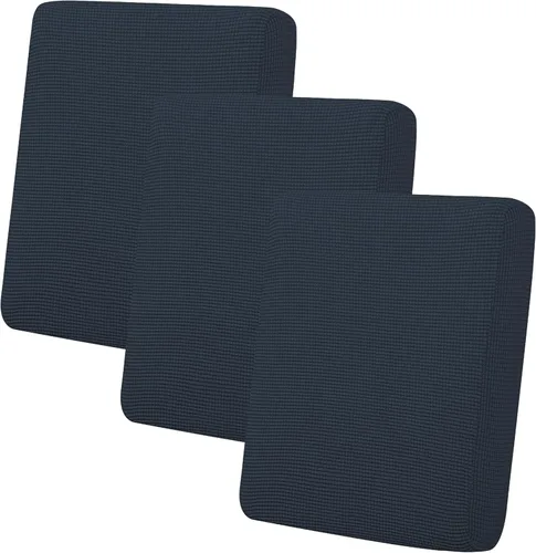 Vista 99 de Easy-Going - 4 Fundas de cojín elásticas para sofá seccional, izquierda/derecha, en forma de L, funda de asiento antideslizante, suave