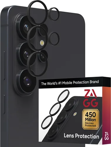Vista 16 de Protector de lente de cámara ZAGG Glass Elite antirreflejo para Samsung Galaxy S25 FE - Vidrio templado, resistente a los arañazos, fotos