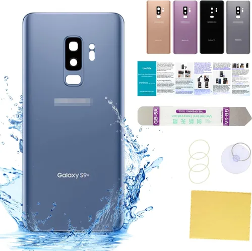 Vista 19 de Cubierta de vidrio trasera compatible con Samsung Galaxy S8 de repuesto de 5.8 pulgadas SM-G950 todos los operadores con manual de instalación + kit