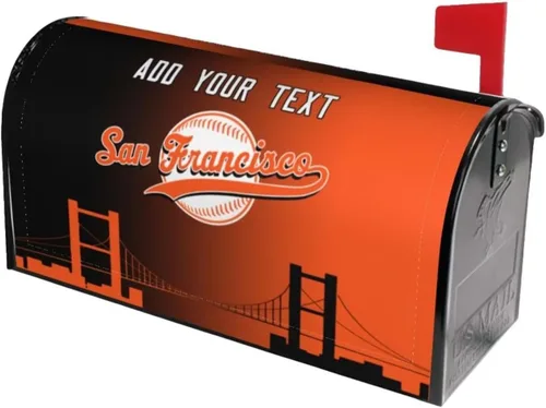Vista 32 de Funda magnética para buzón de tamaño estándar, fundas de buzón personalizadas de béisbol de Arizona, tamaño grande, personalizable, cualquier texto