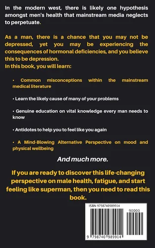 Vista 2 de Testosterone and Depression A Perspective on Male Mental Health Undisclosed by Mainstream Media