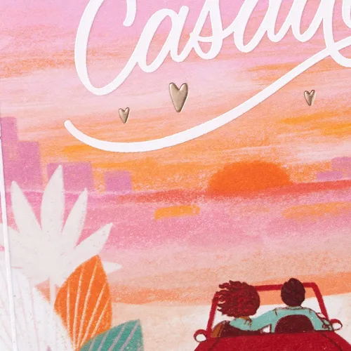 Vista 3 de Hallmark Tarjeta de boda española Vida, Tarjeta de Boda (Recién Casados)