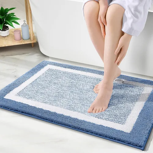 Vista 83 de OLANLY Alfombras de baño 24x16, tapetes de baño extra suaves y absorbentes de microfibra, antideslizantes, lavables a máquina, secan rápido