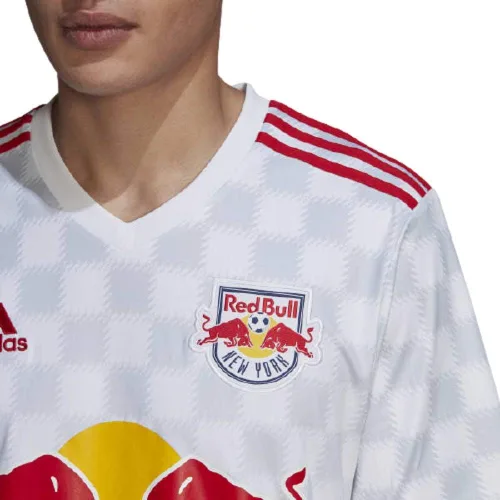Vista 2 de adidas New York Red Bulls 21/22 - Camiseta de fútbol para casa (talla XL), Blanco