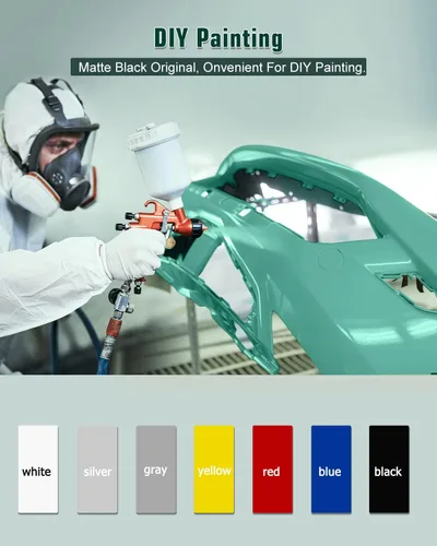Vista 4 de SCITOO Cubierta de parachoques delantero para 2015 2016 2017 2018 para Ford Focus plástico parachoques reemplazo F1EZ17757CAPTM