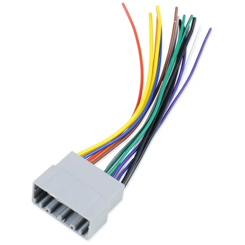 Vista 9 de Arnés de cables de radio de coche ISO para 2002-2007 Dodge RAM Jeep Chrysler, cable de reemplazo de arnés de cableado de radio estéreo, adaptador