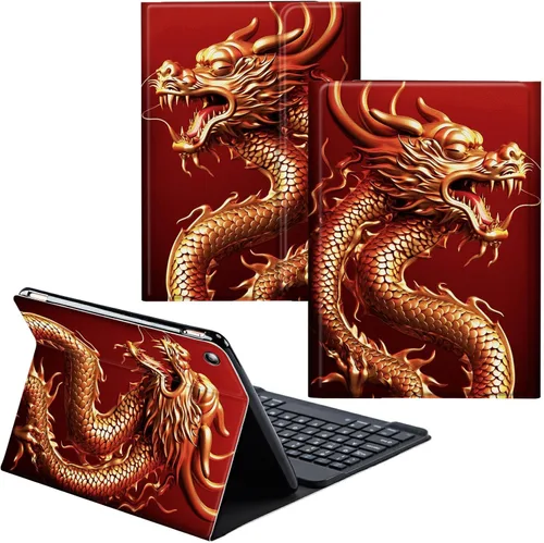 Vista 32 de Para Samsung Galaxy Tab S6 Lite Funda 2022/2020 Teclado Inalámbrico Desmontable Y Cubierta De Soporte De Cuero PU Funda Protectora Para Samsung