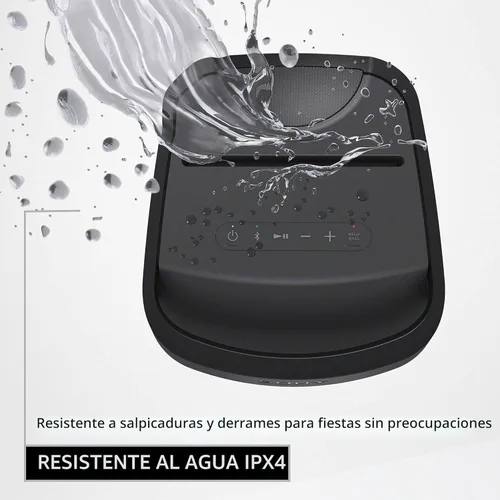 Vista 6 de Sony SRS-XP700 X-Series Altavoz inalámbrico portátil Bluetooth para fiesta de karaoke IPX4 resistente a salpicaduras con batería de 25 horas, negro