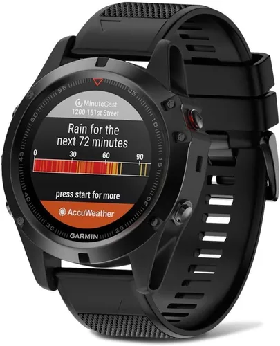 Vista 3 de NotoCity Correa de Reloj de Silicona Suave Compatible con Fenix 5 Band de 22mm de Ancho para Fenix 5 Plus/Fenix 6/Fenix 6 Pro/Fenix