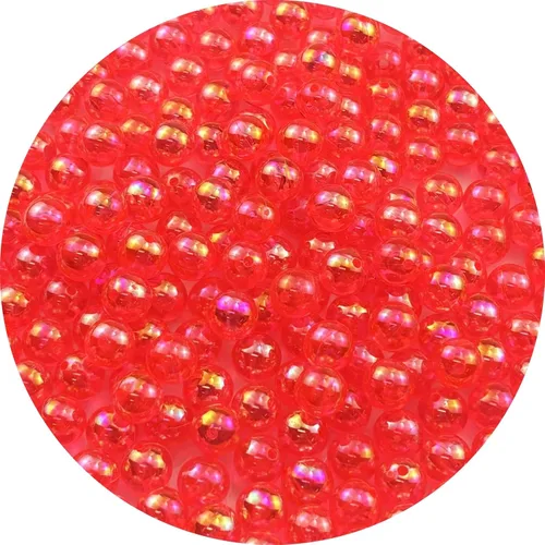 Vista 74 de 2000 cuentas redondas acrílicas de 0.157 pulgadas (0.157 in), cuentas espaciadoras de colores AB con agujero para bricolaje, pulseras, collares